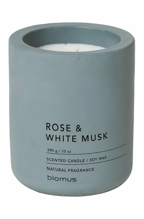 Blomus candela di soia Rose & White Musk