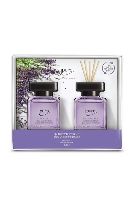 Sada aromatického difuzéra Ipuro Lavender Touch 2 x 50 ml