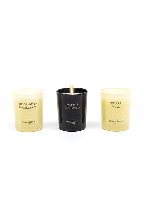 Cereria Molla zestaw świec zapachowych Boutique 3-pack