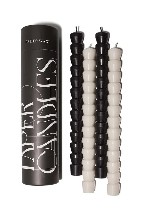 Paddywax zestaw świec Black & White 4-pack