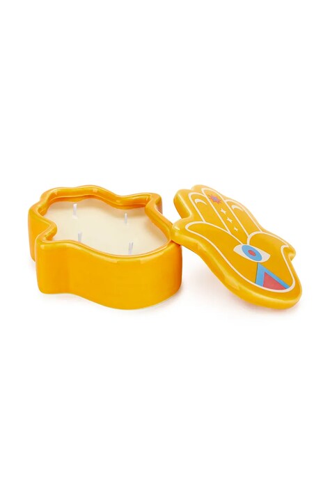Balvi lumânare de soia Lucky Hand culoarea galben