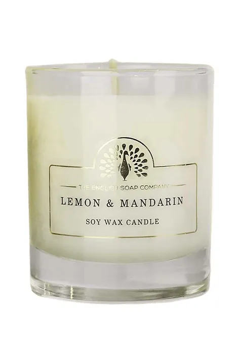 Ароматна соева свещ The English Soap Company Lemon& Mandarin 170 ml