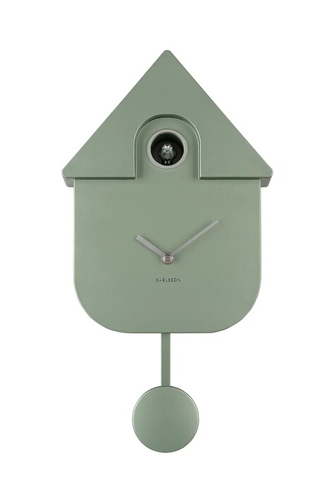 Часы с кукушкой Karlsson Modern Cuckoo Metallic
