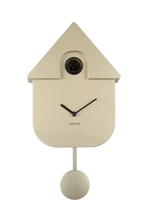 Часы с кукушкой Karlsson Modern Cuckoo Metallic