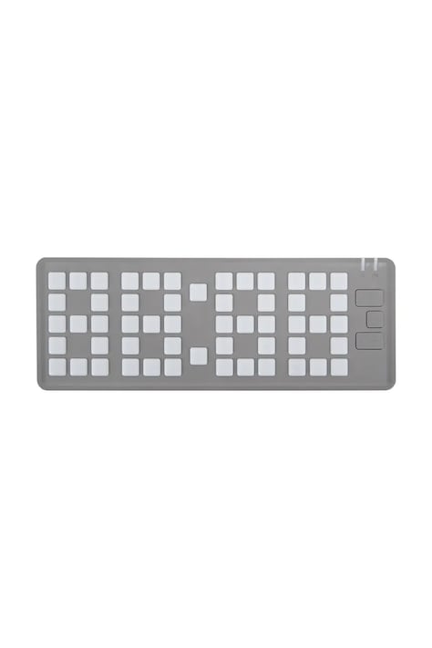 Budík Karlsson Keyboard LED šedá farba
