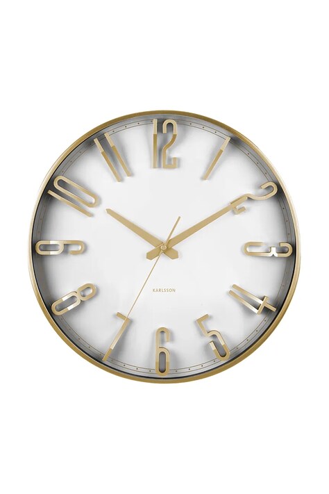 Настенные часы Karlsson Elevated Glam цвет белый