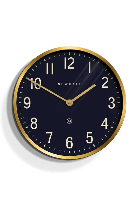 Newgate zegar ścienny Mr Edwards 30 cm kolor żółty