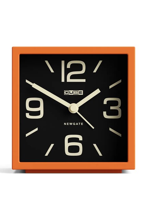 Newgate budzik Réveil 10,5 x 10,5 x 8 cm kolor pomarańczowy