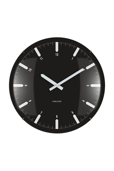 Karlsson zegar ścienny Realista Dome 35 cm kolor czarny