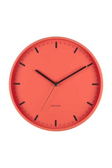 Karlsson ceas de perete Cool Retro 30 cm culoarea portocaliu