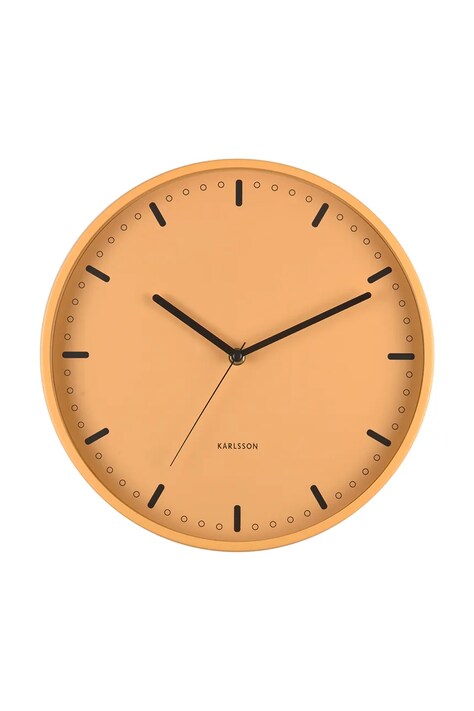 Karlsson ceas de perete Cool Retro 30 cm culoarea portocaliu