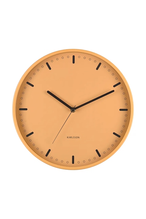 Karlsson ceas de perete Cool Retro 30 cm culoarea portocaliu