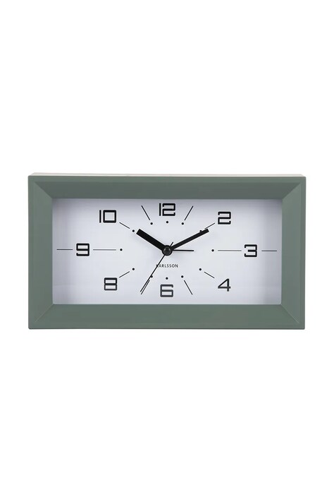 Karlsson sveglia Lujo Rectangle 20 x 11 x 5,5 cm colore verde