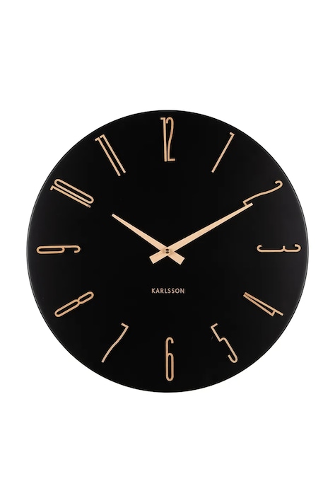 Karlsson ceas de perete Esmerado 40 cm culoarea negru