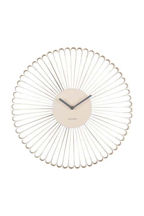 Karlsson zegar ścienny Cascara 50 cm kolor beżowy