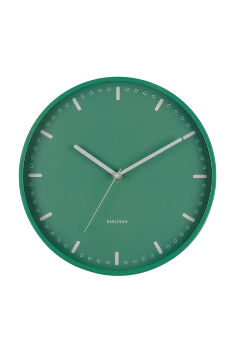 Karlsson zegar ścienny Cool Retro 30 cm kolor zielony