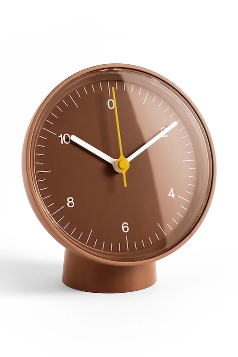 HAY zegar stołowy z tworzywa sztucznego 14,5 x 13 x 8 cm