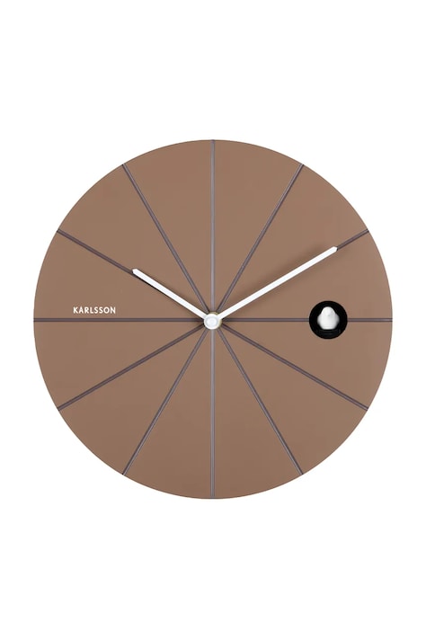 Karlsson zegar ścienny z kukułką Destacado Cuckoo 28 cm kolor brązowy