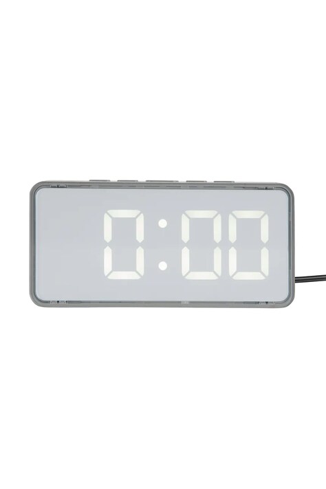 Karlsson sveglia a led Audaz 14 x 6,5 x 2,8 cm colore bianco KA6040WH