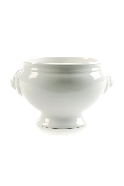Γαβάθα BonBistro Lion Head 550 ml χρώμα: άσπρο
