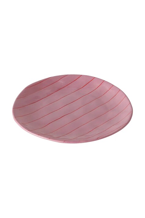 Boltze talerz Nordica 20 x 18 cm kolor różowy
