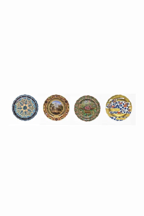 Palais Royal zestaw talerzy 23 cm 4-pack kolor multicolor