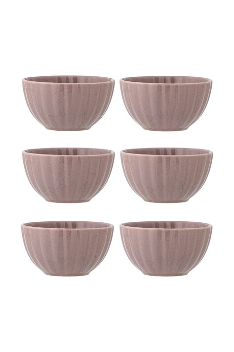 Bloomingville set de boluri Latina 400 ml 6-pack culoarea roz