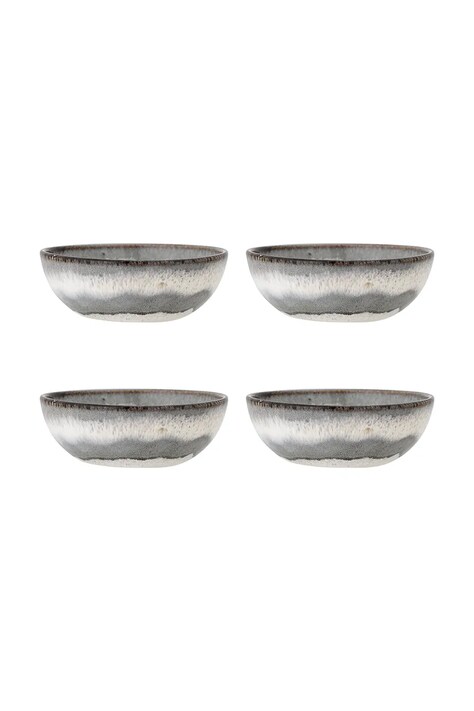 Bloomingville set de boluri Paula 525 ml 4-pack culoarea gri