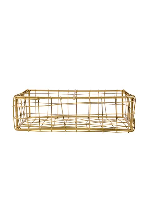 House Doctor suport de șervețele HDBring 18 cm culoarea galben