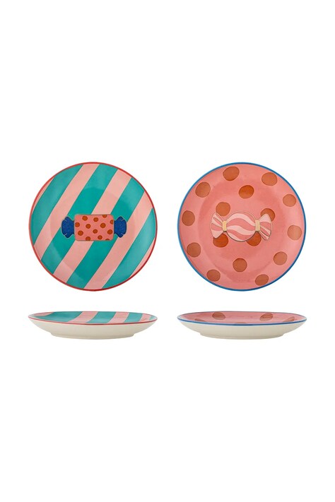 Bloomingville zestaw talerzy 16 x 3 cm 2-pack kolor multicolor