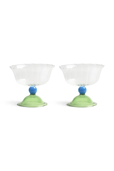&k amsterdam zestaw pucharków do deserów tulip 300 ml 2-pack kolor multicolor