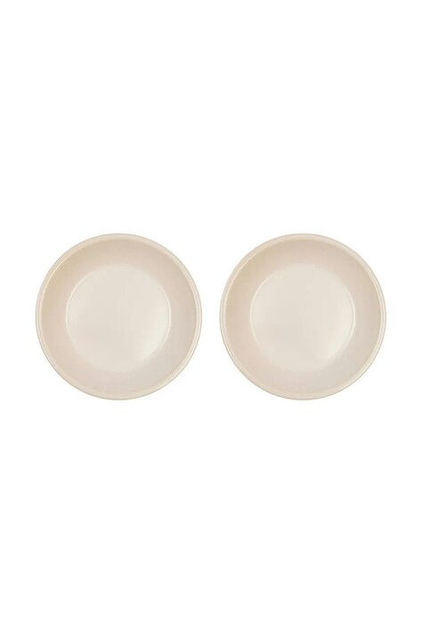 Βαθύ σετ πιάτων OYOY Yuka 19 x 19 x 4 cm 2-pack χρώμα: μπεζ
