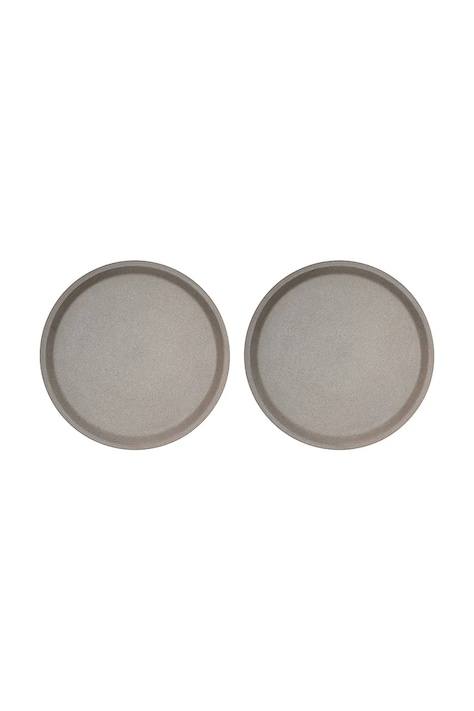 Набір тарілок OYOY Yuka 27 x 27 x 1,9 cm 2-pack колір бежевий