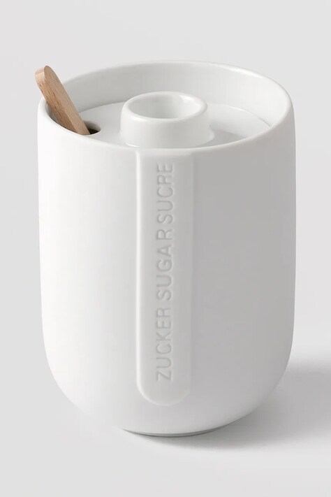 Raeder cukiernica z łyżeczką Cozy Time 7 x 9,5 cm kolor biały