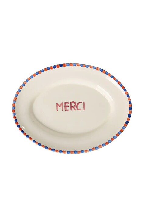 Rice talerz do serwowania 26 x 35 cm kolor biały