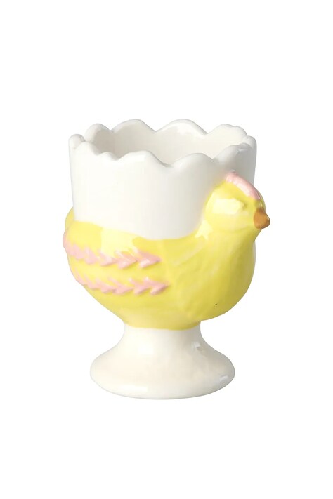 Rice kieliszek na jajko 7 x 5,5 x 7,5 cm kolor żółty CEEGG.HENY