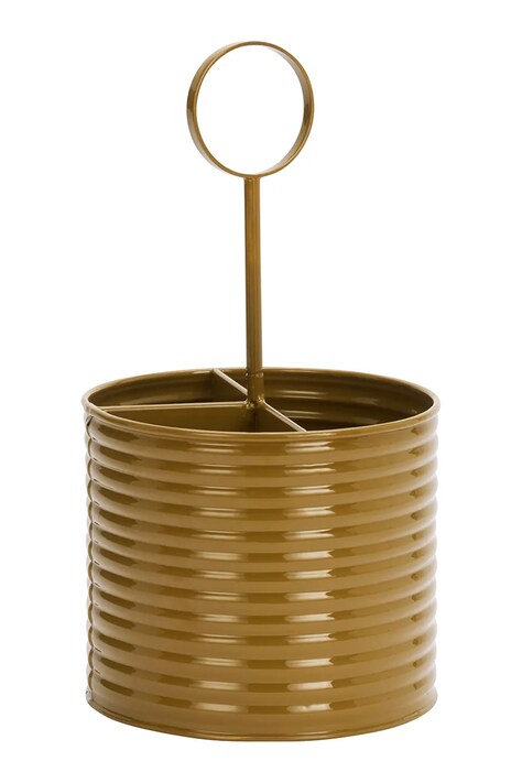 Madam Stoltz pojemnik na przybory kuchenne ze stali malowanej proszkowo 18 x 32 cm 39159MUS