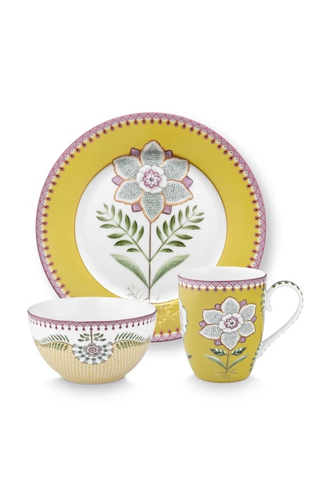 Pip Studio zestaw śniadaniowy do serwowania z ceramiki 51020217