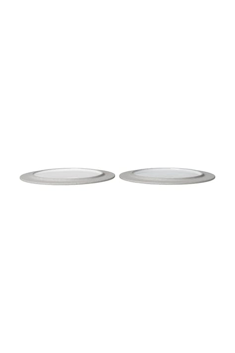 Ferm Living Zestaw talerzy do deserów z kamionki Sonae 22 cm 1104273003