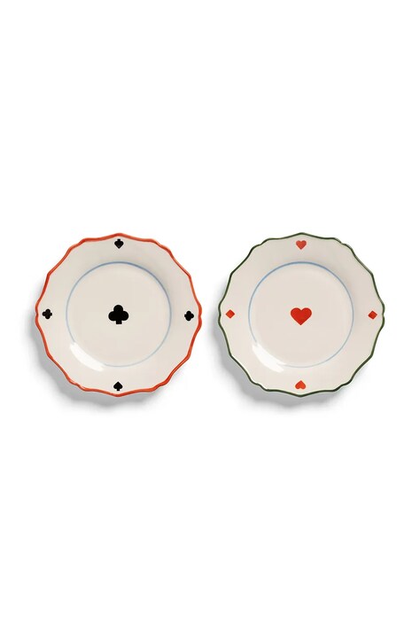 &k amsterdam Zestaw talerzy z porcelany Deck L 2250-01