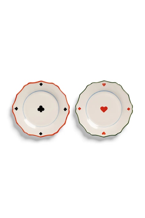 &k amsterdam Zestaw talerzy z porcelany Deck L 2250-01