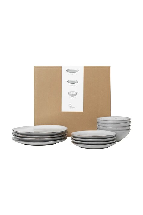 Broste Copenhagen Serwis obiadowy z kamionki 80019746