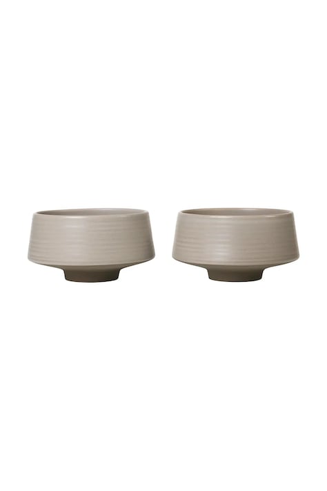 Broste Copenhagen Zestaw misek z kamionki 14 x 7,5 cm 14533542