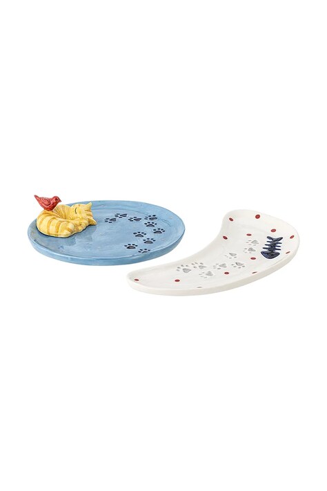 Bloomingville Komplet talerzy do serwowania z kamionki 82063378