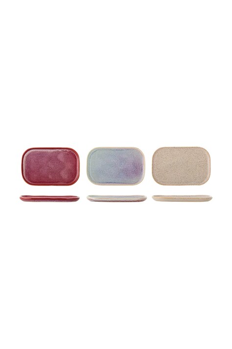 Bloomingville zestaw talerzy z kamionki 22,5 x 1,5 x 14,5 cm 82073102