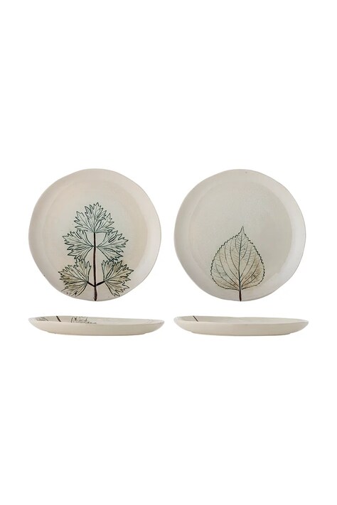 Bloomingville zestaw talerzy obiadowych z kamionki 27 x 1,5 cm 82073083