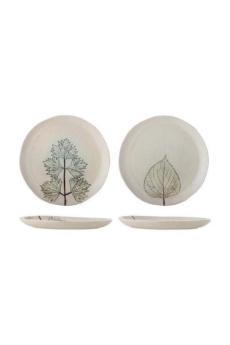 Bloomingville zestaw talerzy obiadowych z kamionki 27 x 1,5 cm 82073083