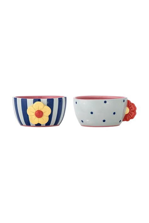 Bloomingville zestaw misek z kamionki 12 x 6,5 cm 82063395