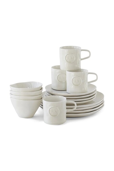 Riviera Maison serwis dla 4 os. z porcelany 583040