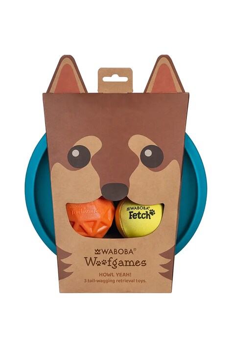 Waboba zestaw zabawek dla psa Woofpack kolor multicolor
